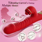 Dildo vibrador de conejo penetrante RushMotion de 9.8 pulgadas