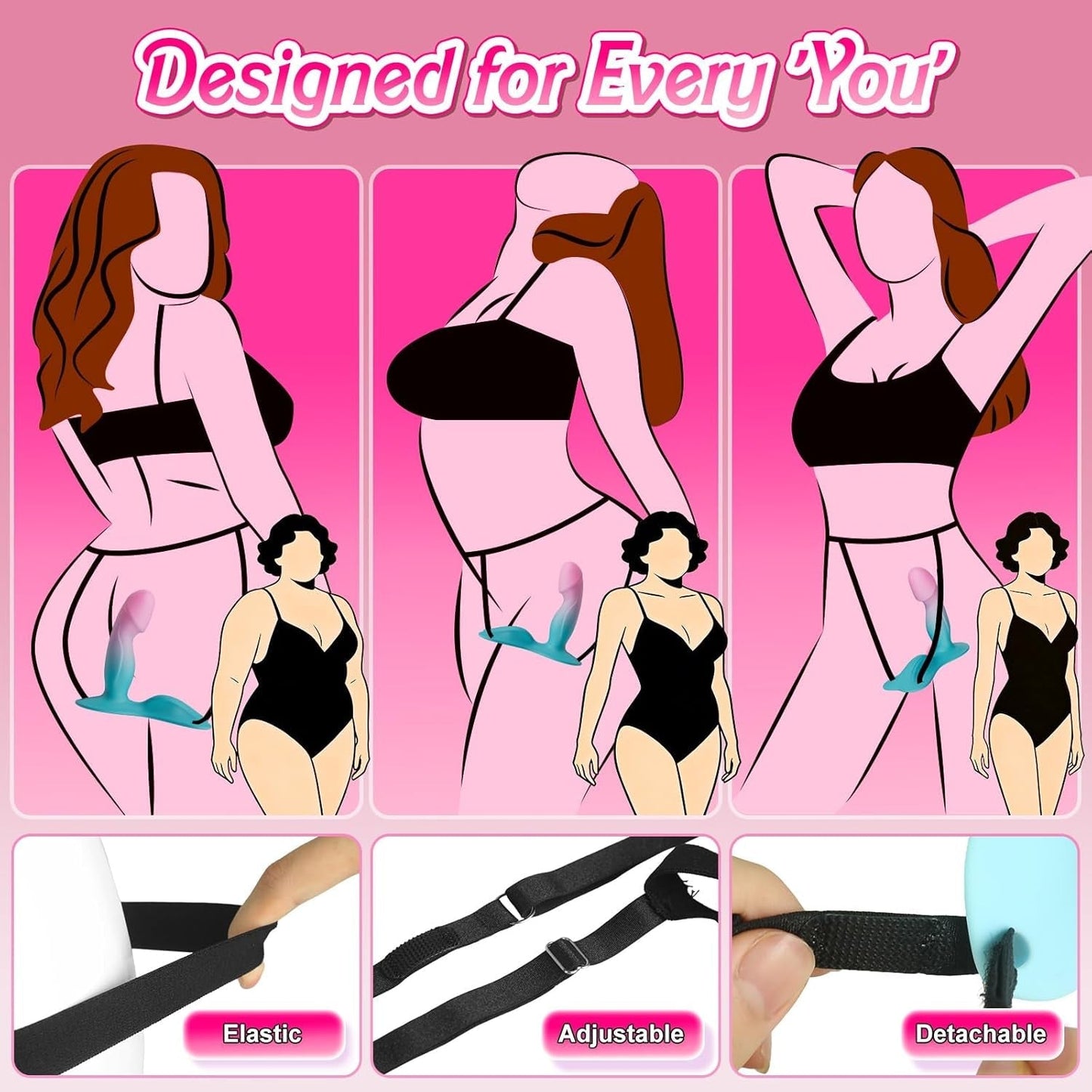 SaddleUp App-Control Riding Strap-On Dildo Vibrator