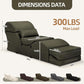 SageCurve Sex Chaise Lounge Ottoman