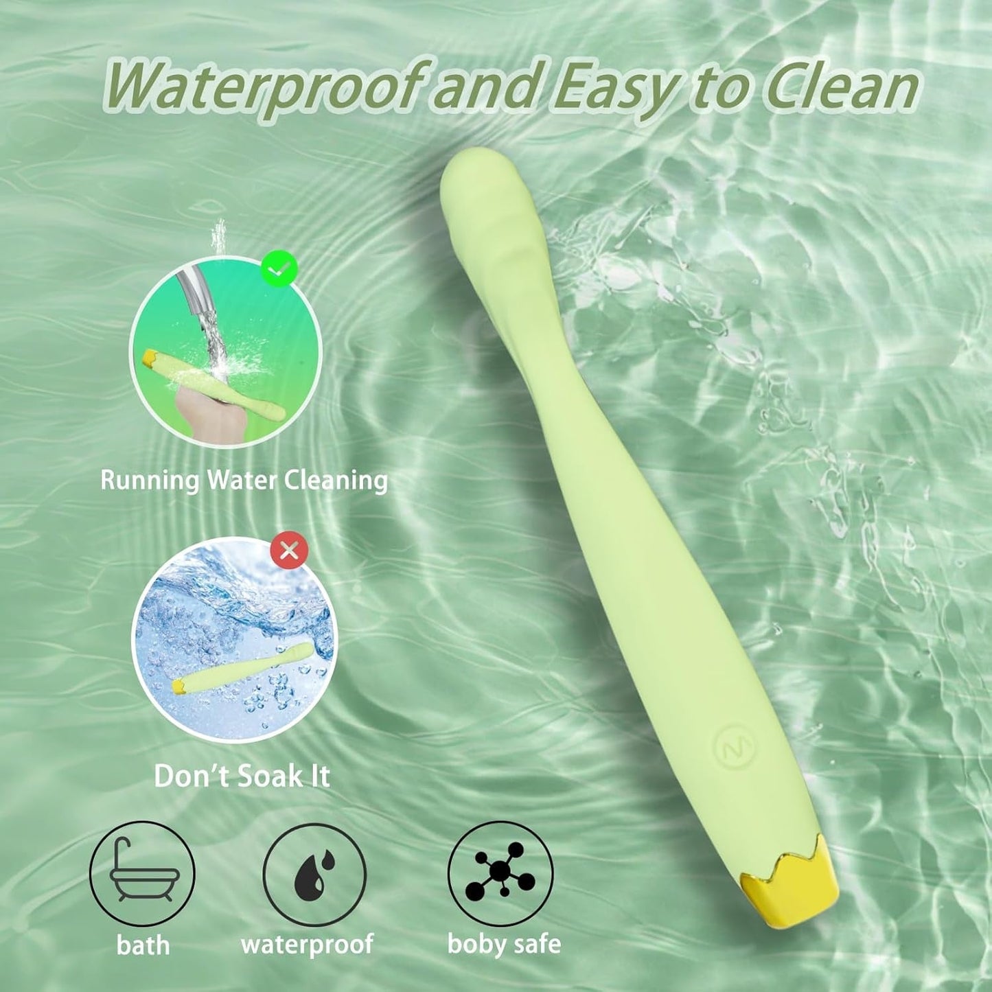 Vibrador ergonómico de varita estimulante del punto G SageSpiral