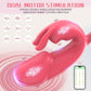 Vibrador de conejo de doble uso ScarletDuo, 20 modos de vibración