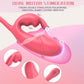 Vibrador de conejo de doble uso ScarletDuo, 20 modos de vibración