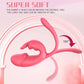 Vibrador de conejo de doble uso ScarletDuo, 20 modos de vibración