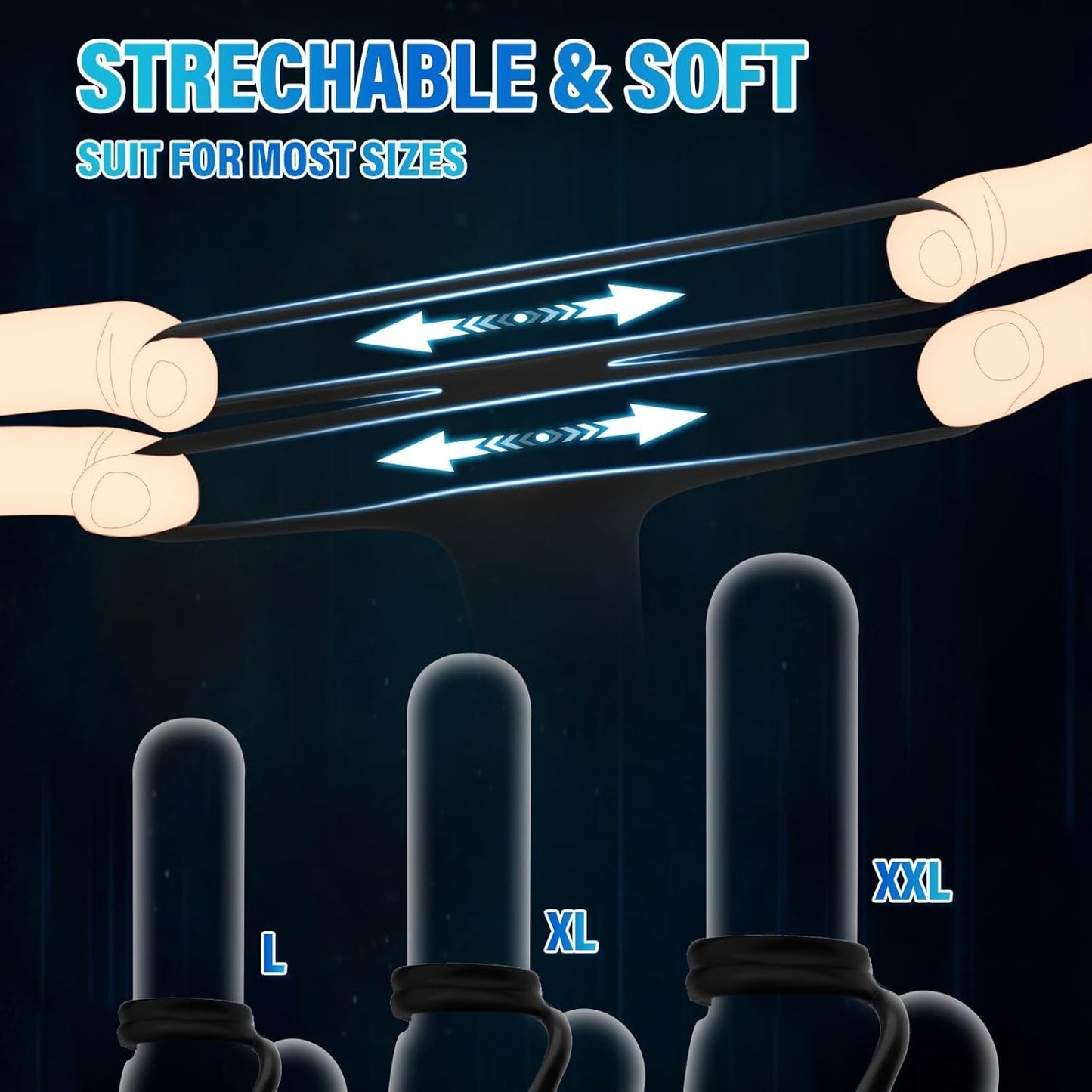ScorpioApex Vibrating Cock Ring Prostate Plug 10 Modes