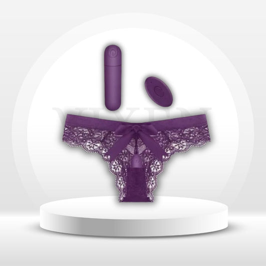 SecretLace Remote-Control Bullet Vibrator Panties