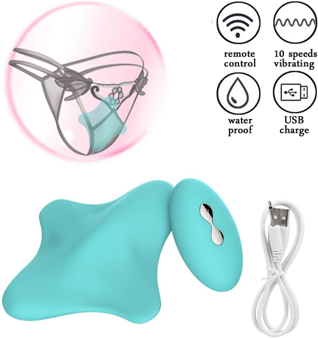Vibrador de bragas con control remoto de 10 modos SecretWave