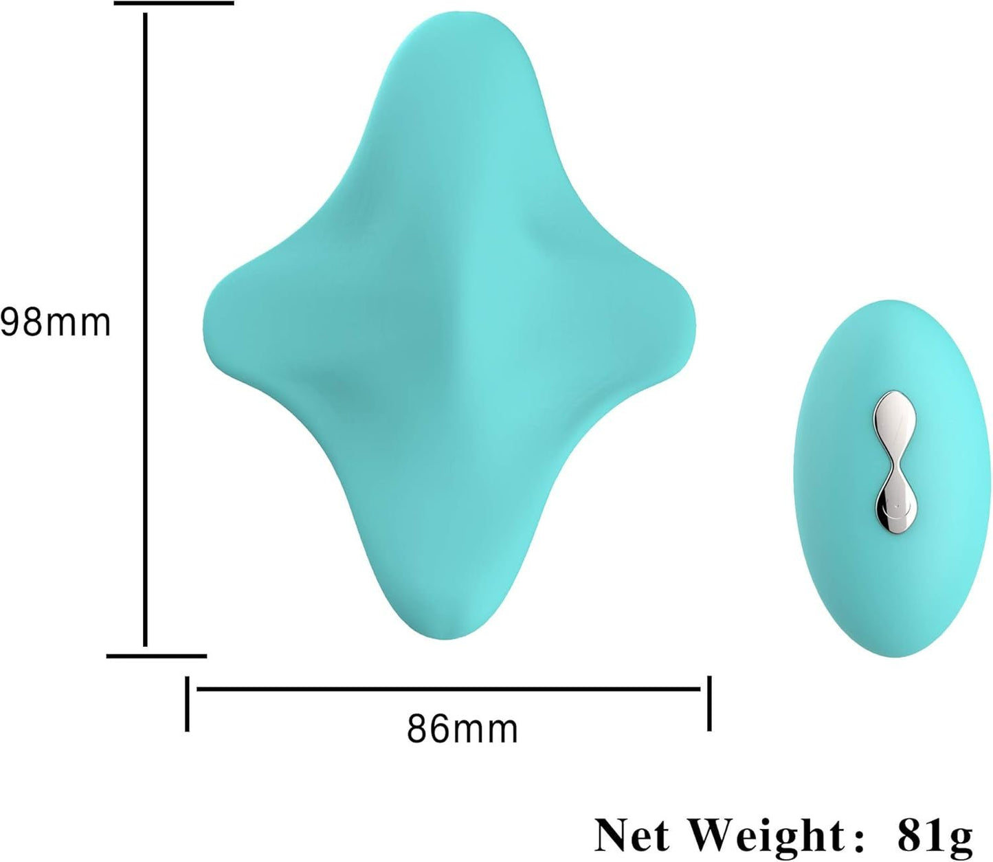 Vibrador de bragas con control remoto de 10 modos SecretWave
