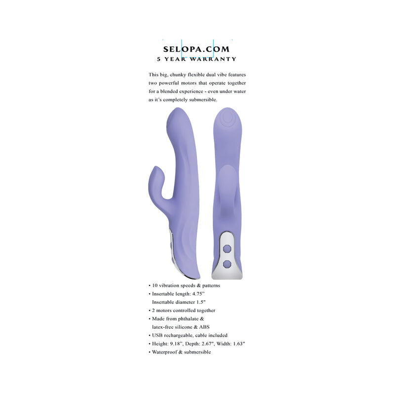 Vibromasseur Lapin Selopa Lavender Love