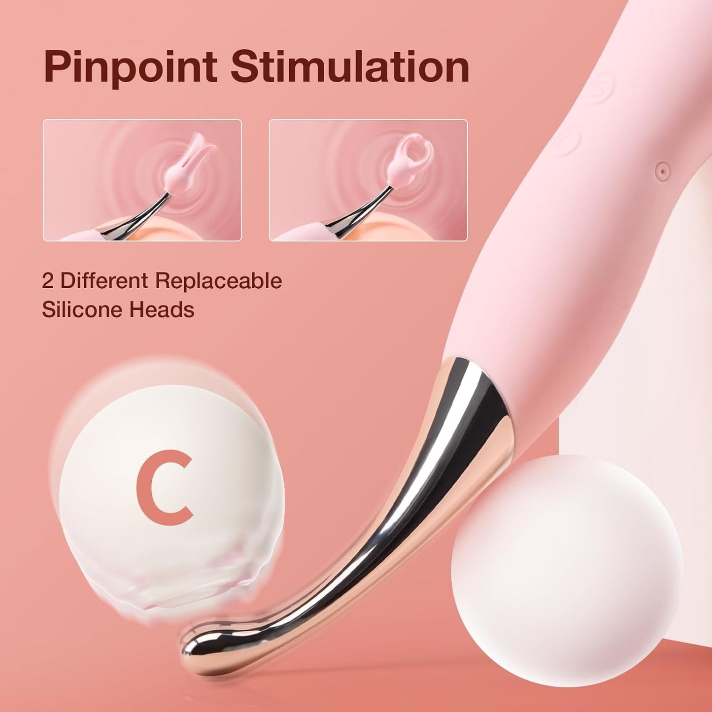 Vibromasseur Clitoridien et Point G de Précision 4-en-1 SensaMuse