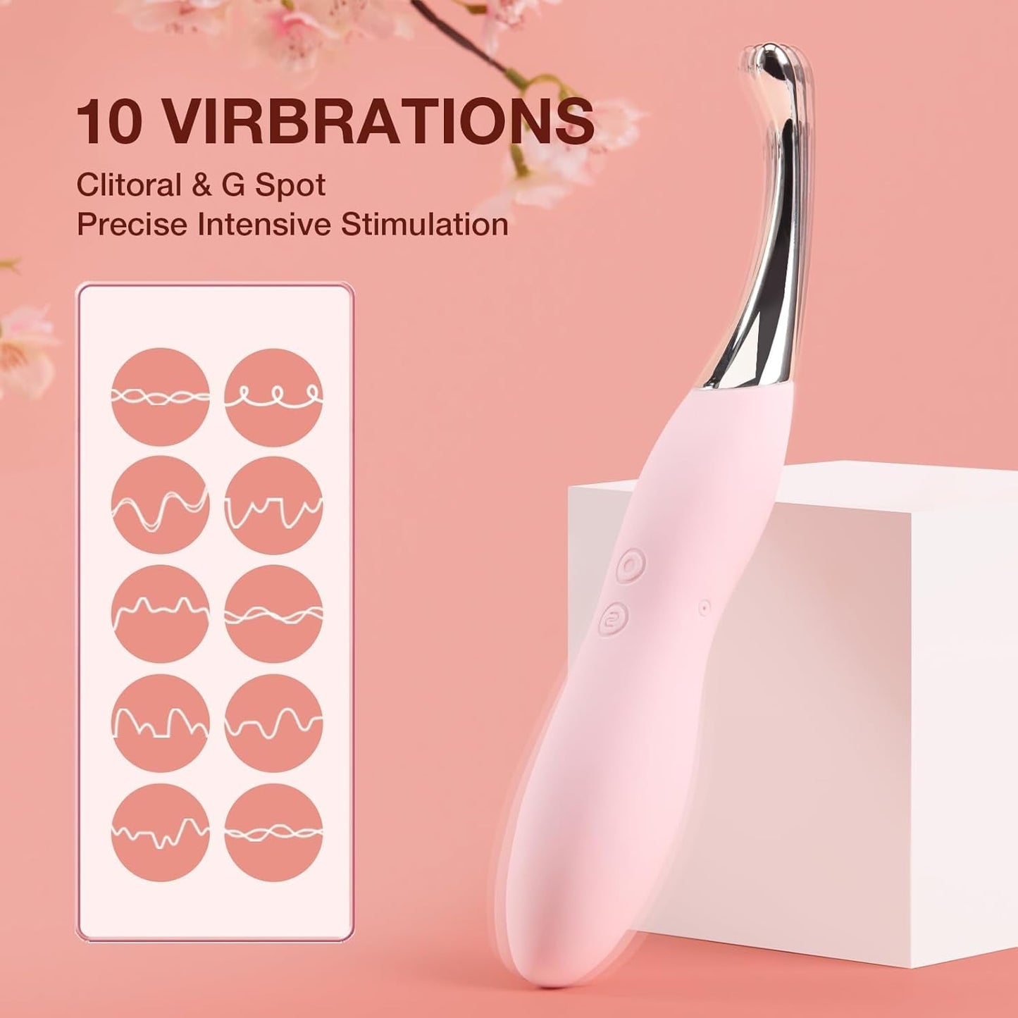 Vibromasseur Clitoridien et Point G de Précision 4-en-1 SensaMuse