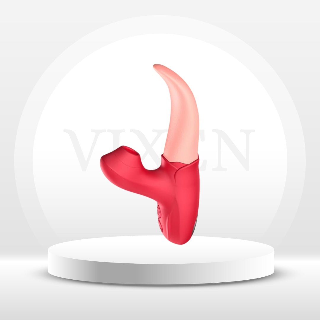 Vibrador de lamido y succión SensaTongue de 10 modos