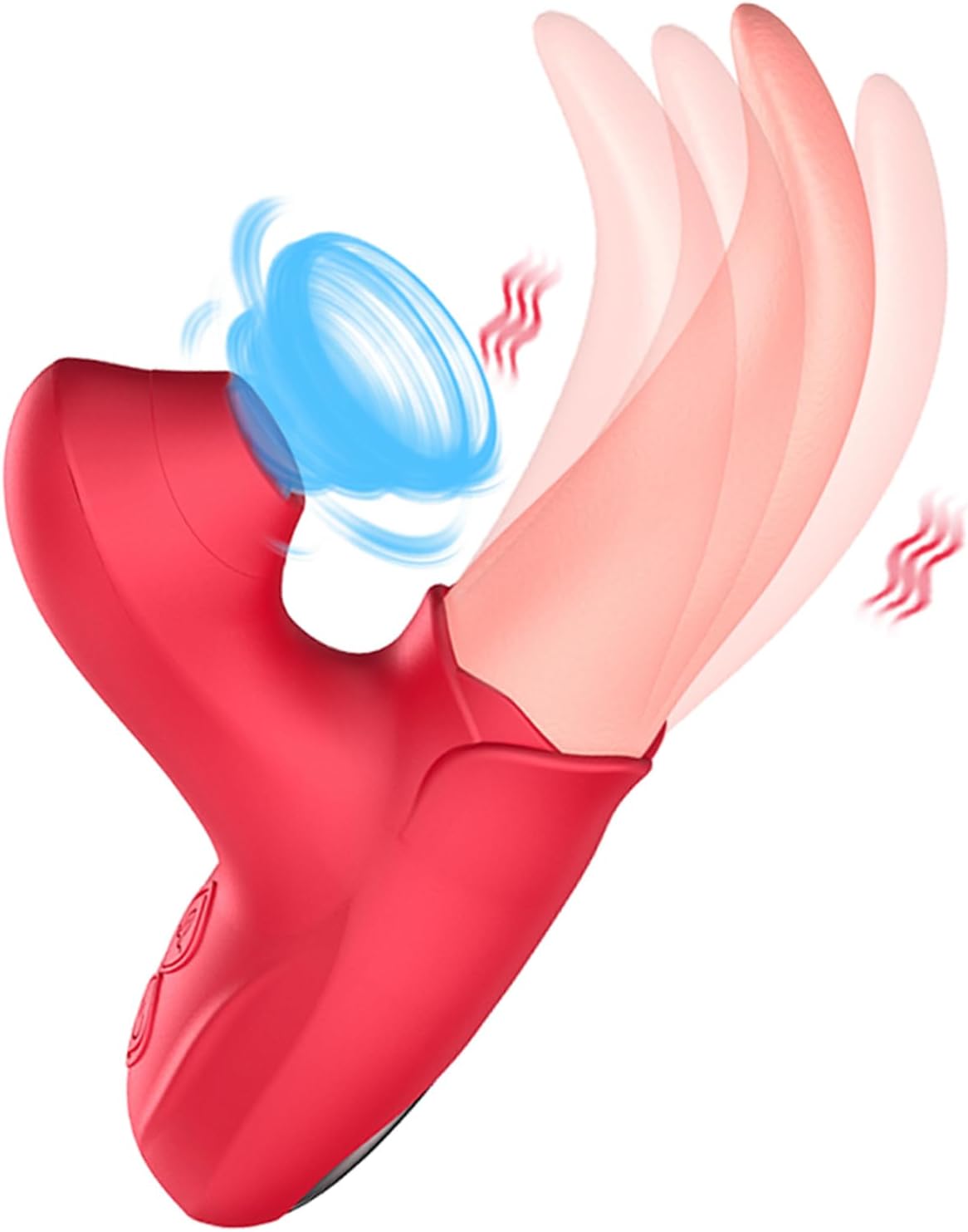 Vibrador de lamido y succión SensaTongue de 10 modos