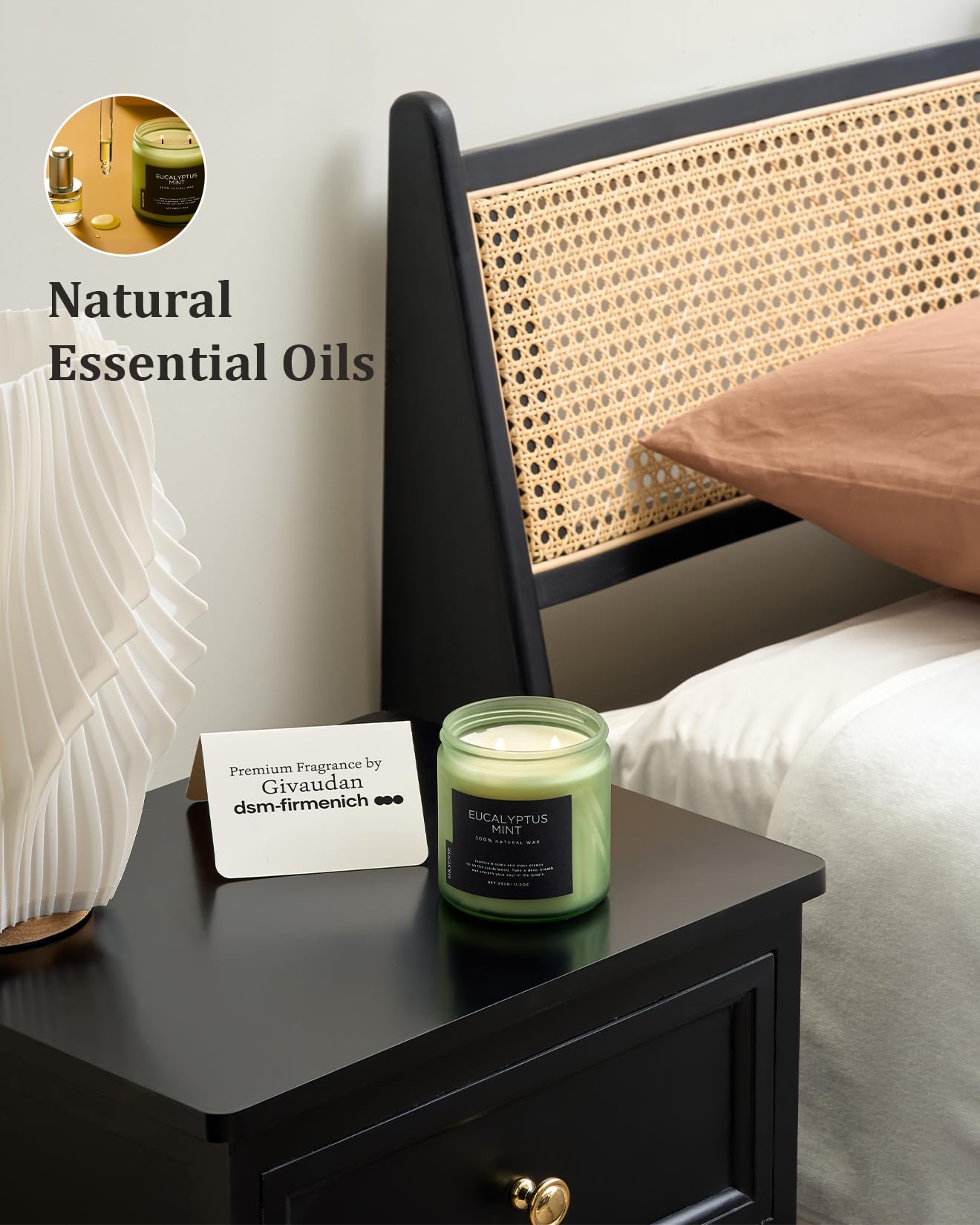 Vela de masaje Sensual Eucalipto Menta