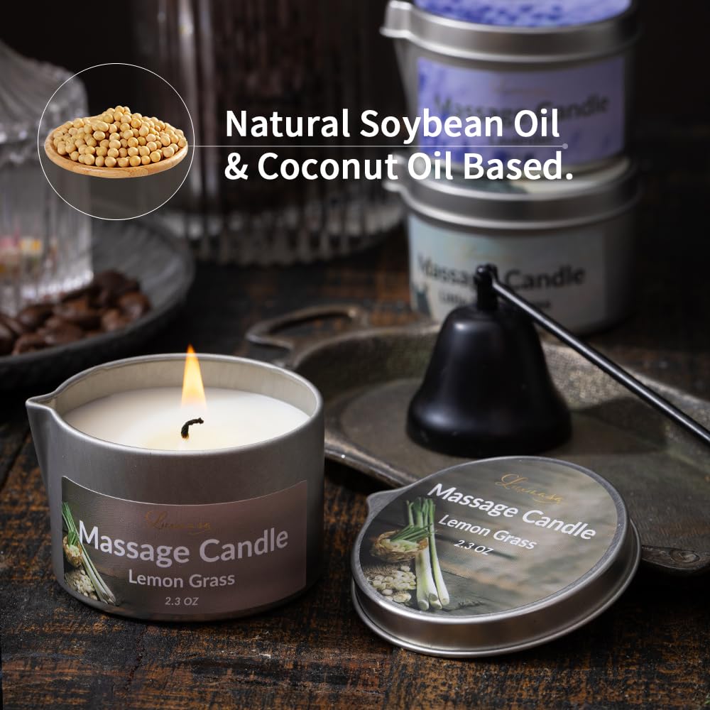 Sensual Soy Massage Candle Set
