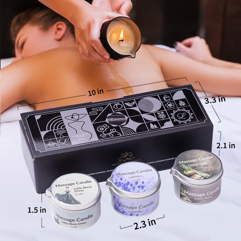 Sensual Soy Massage Candle Set