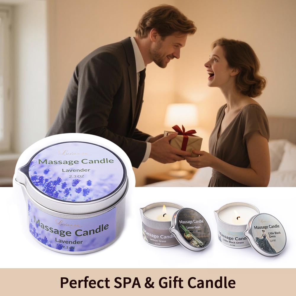 Sensual Soy Massage Candle Set