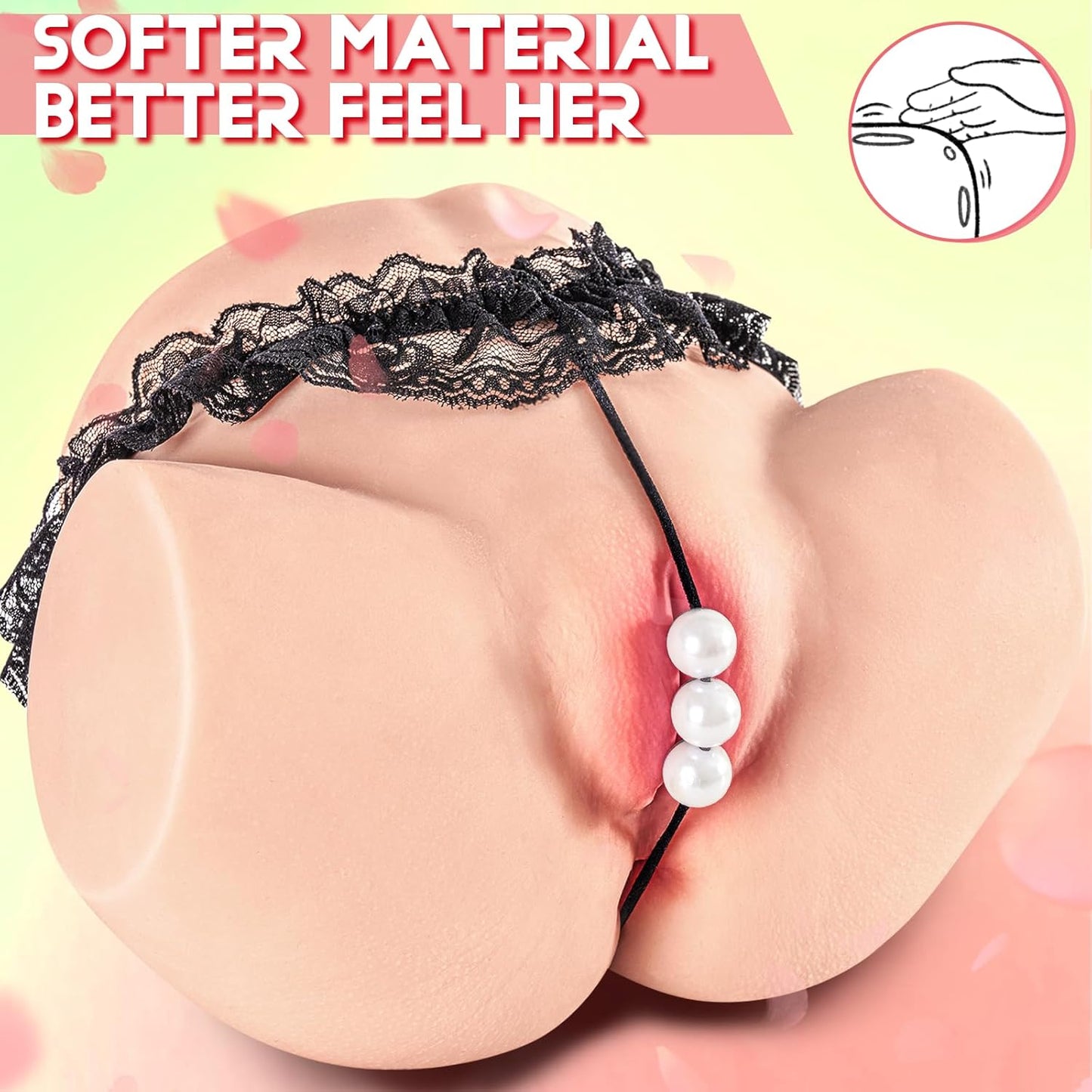 Muñeca sexual SensuDoll: vagina apretada para chupar y vibrar