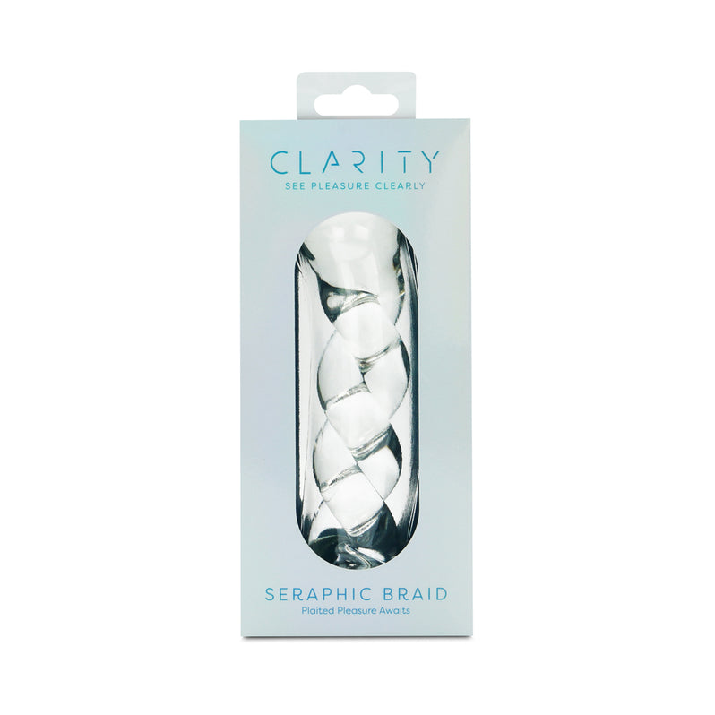 Dildo de cristal trenzado serafín Clarity
