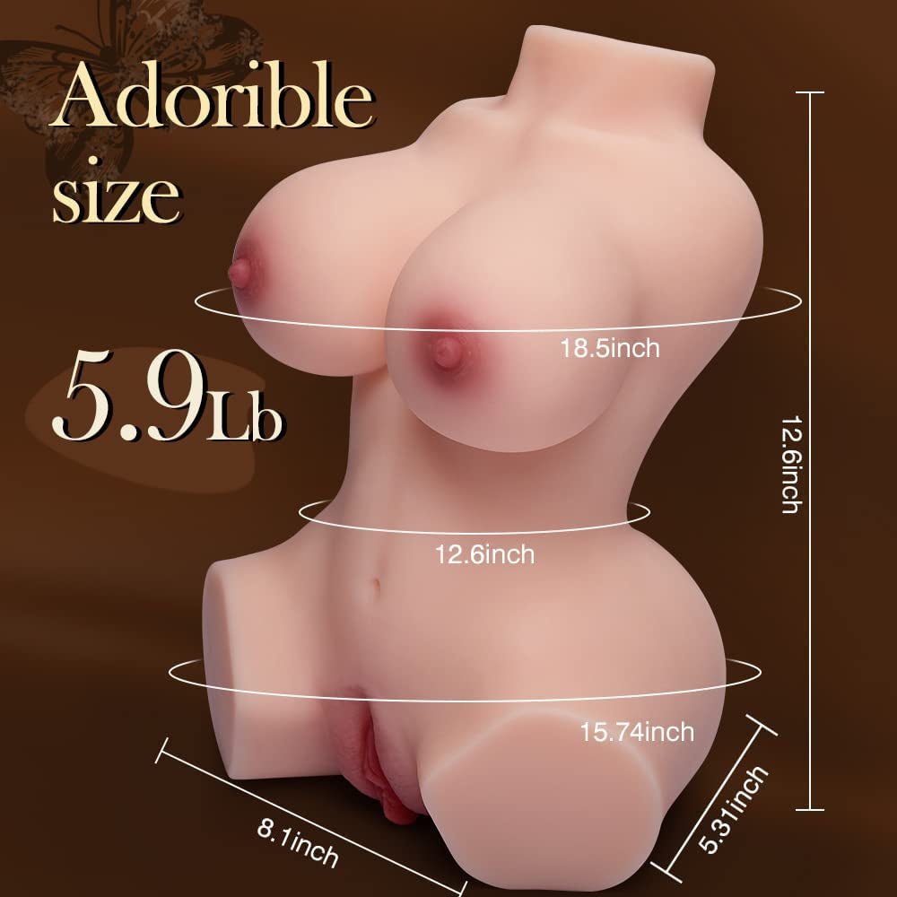 Poupée sexuelle premium TorsoLuxe à double canal