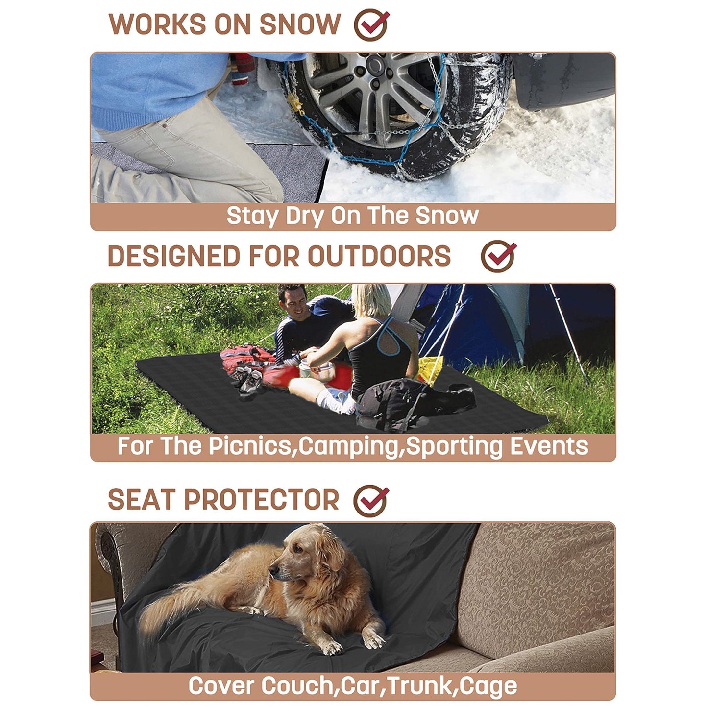 Sherpa Waterproof Intimate Adventure Blanket