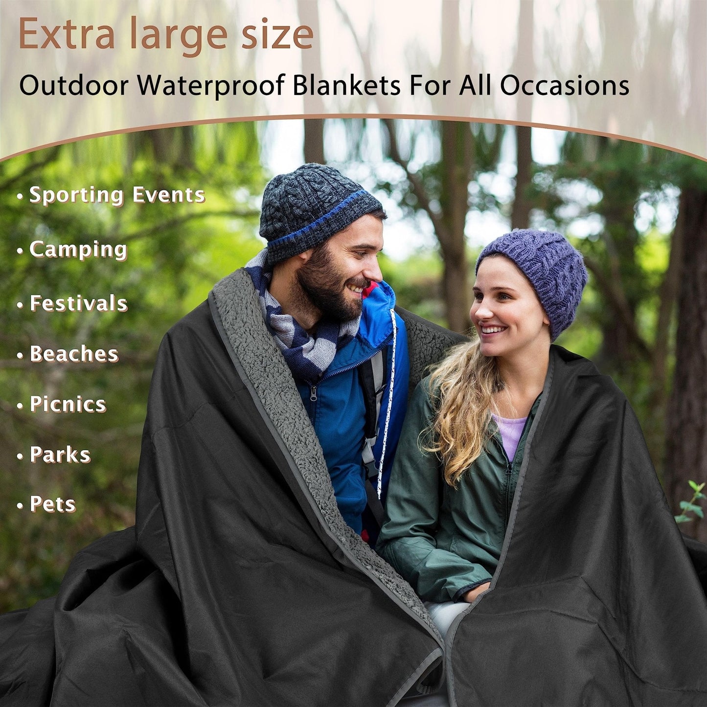 Sherpa Waterproof Intimate Adventure Blanket