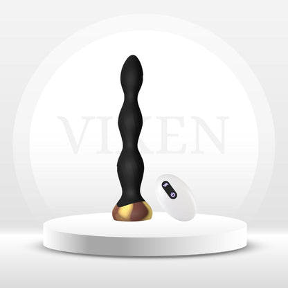 Vibromasseur perlé ShockSpire – Contrôle Électro & Vibrations