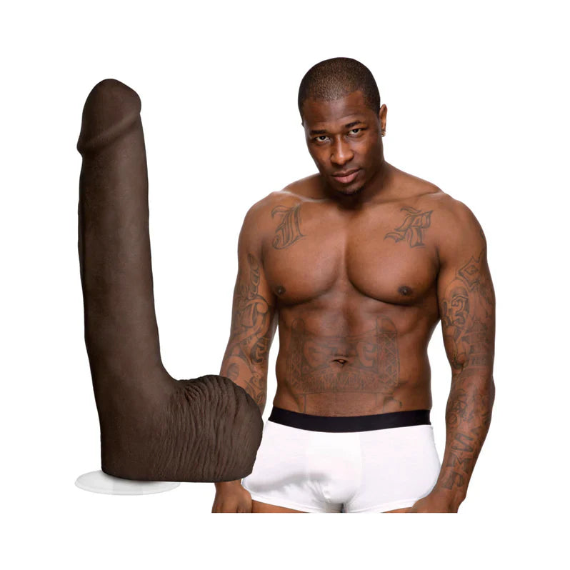Doc Johnson Signature Cocks: Rob Piper – Godemichet réaliste de 26,7 cm, coloris chocolat