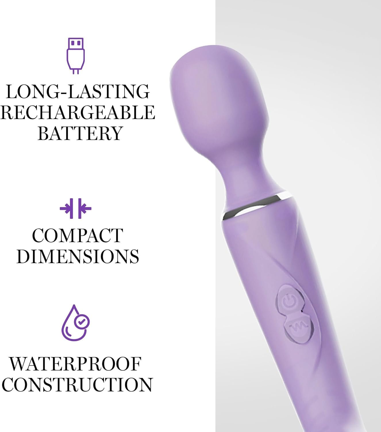 Vibrador de doble punta para el punto G SilkCurve