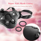 SilkSeeker 7" Curved Silicone Strap-On Dildo & Harness