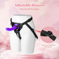 SilkSeeker 7" Curved Silicone Strap-On Dildo & Harness