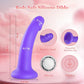 SilkSeeker 7" Curved Silicone Strap-On Dildo & Harness