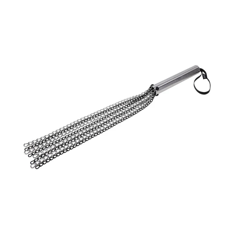 Sportsheets Edge Flogger de Cadena Metálica – Impacto Pesado y Juego de Temperatura