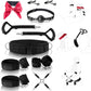 SinGrip Juego de arneses BDSM de 9 piezas