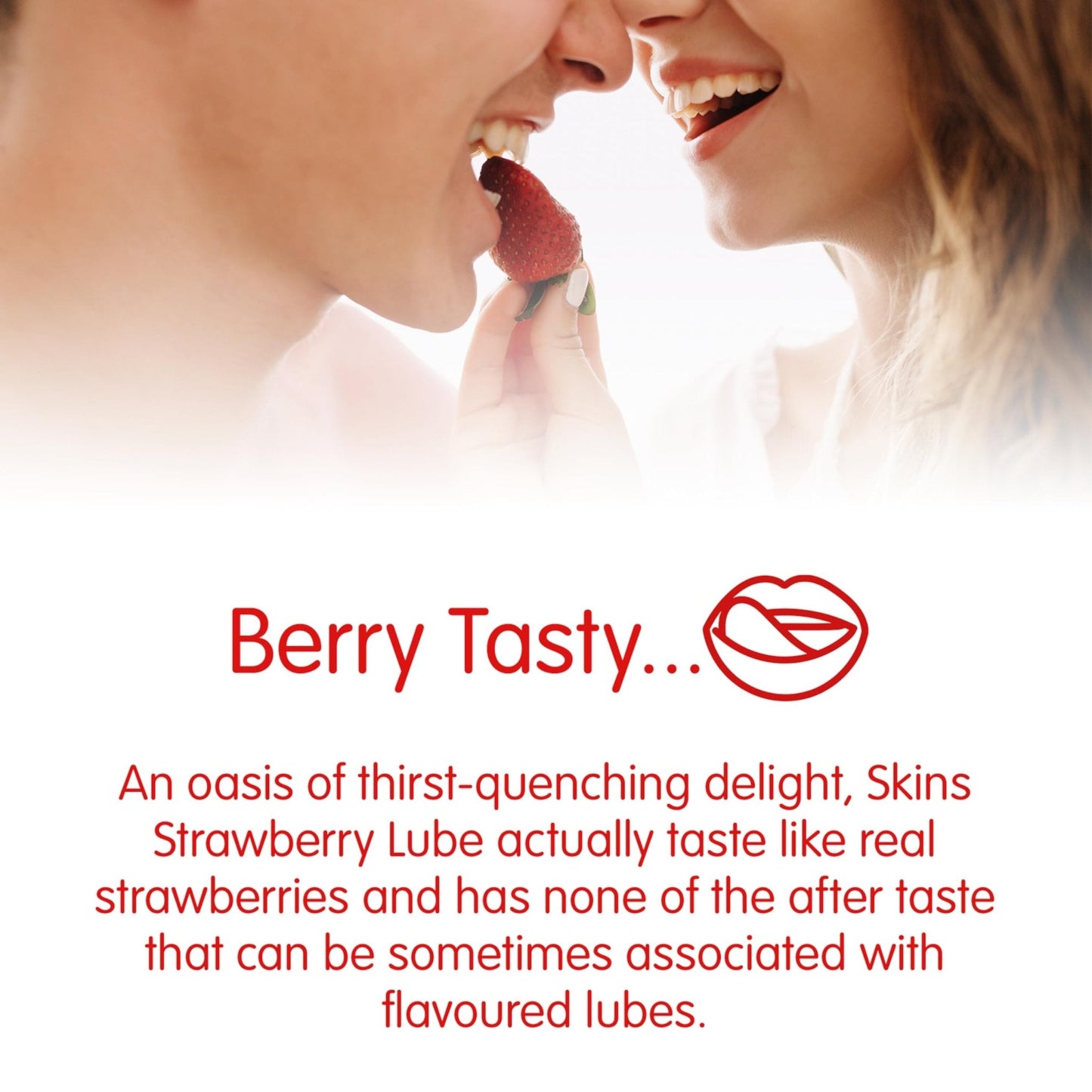 Strawberry Flavored Edible Lube Gel