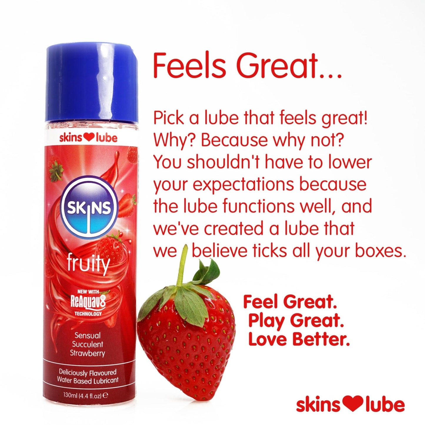 Strawberry Flavored Edible Lube Gel