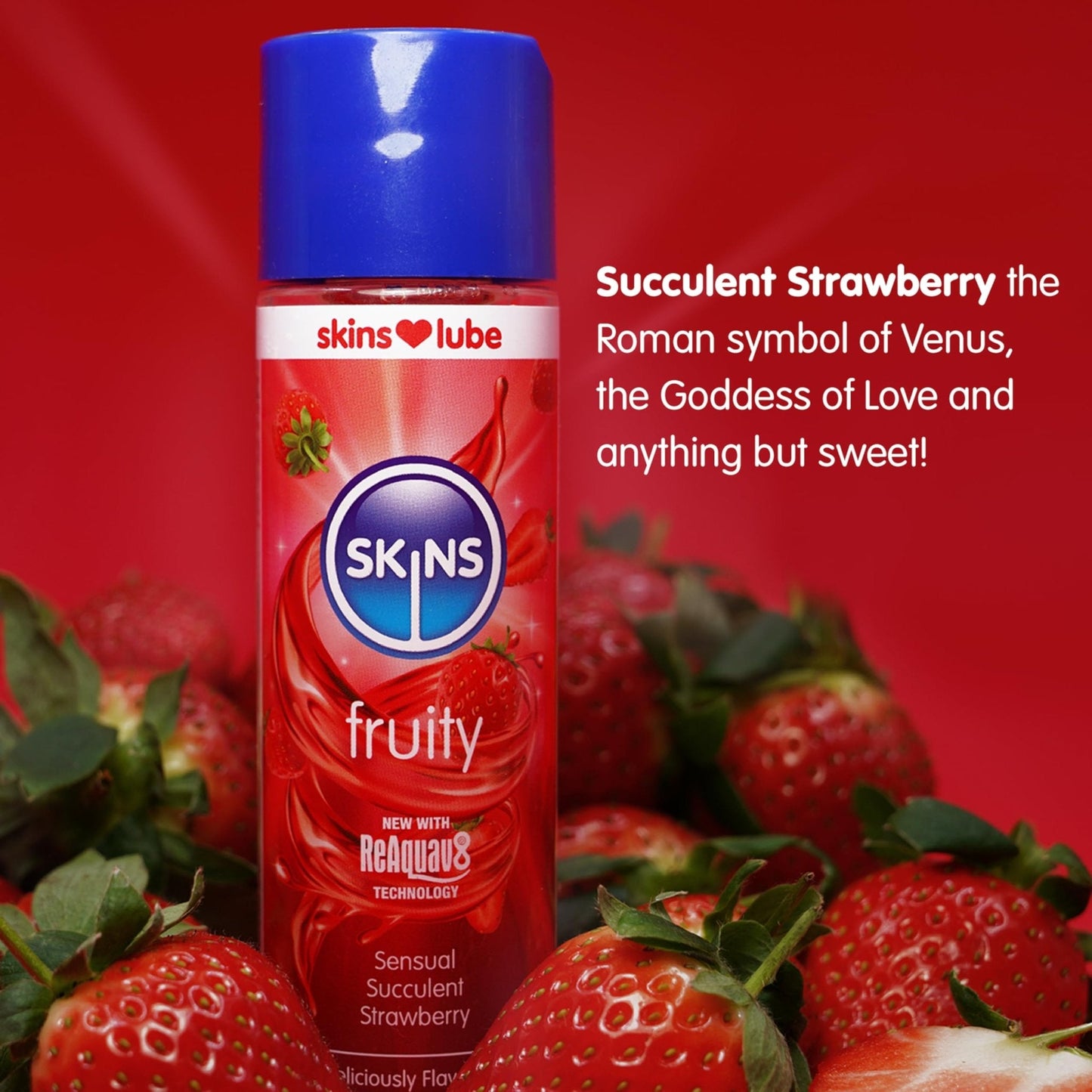 Strawberry Flavored Edible Lube Gel