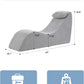 SlateVice Premium Gray Sex Chaise Lounge Chair