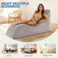 SlateVice Premium Gray Sex Chaise Lounge Chair