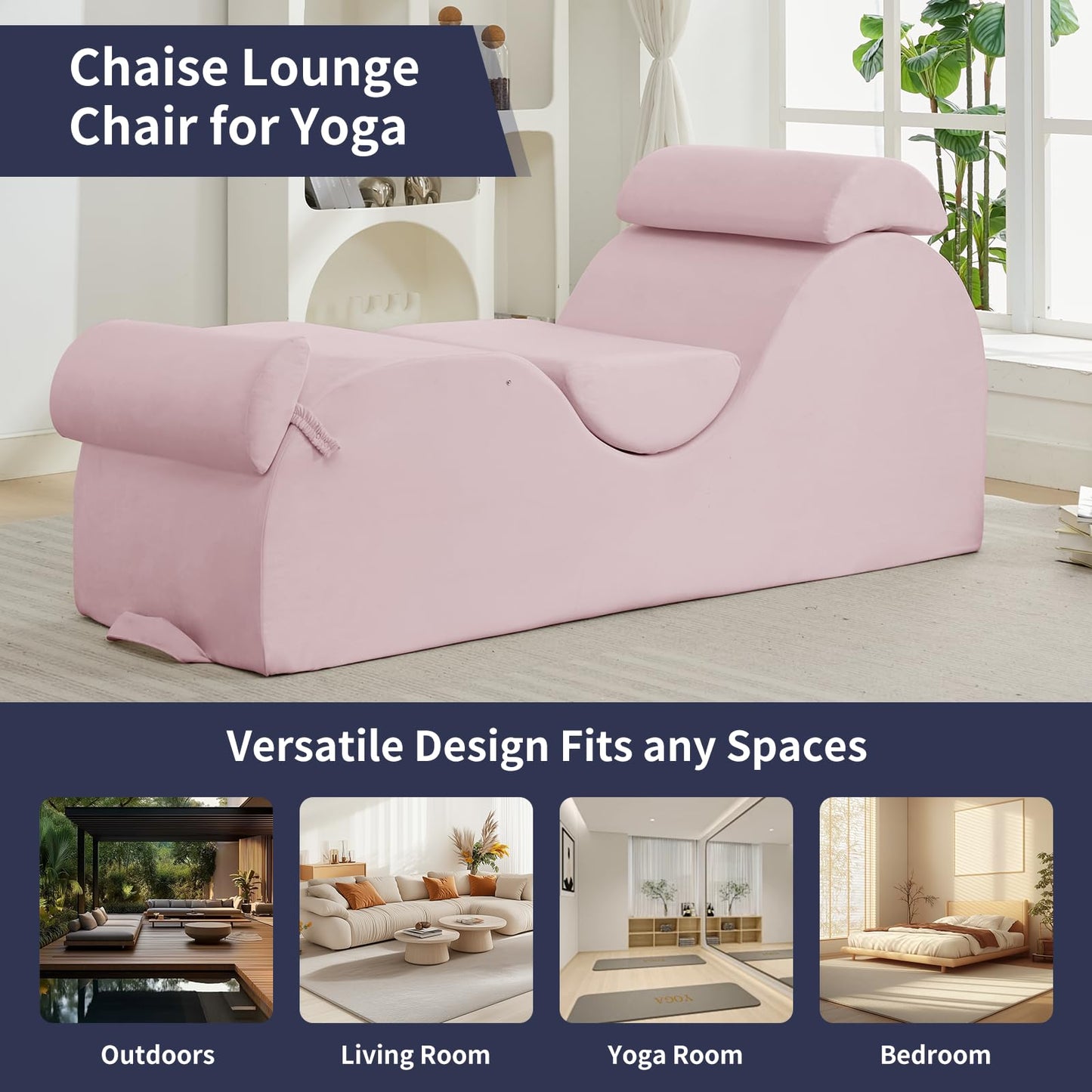 Sillón Elegante Rosa para Sexo Íntimo