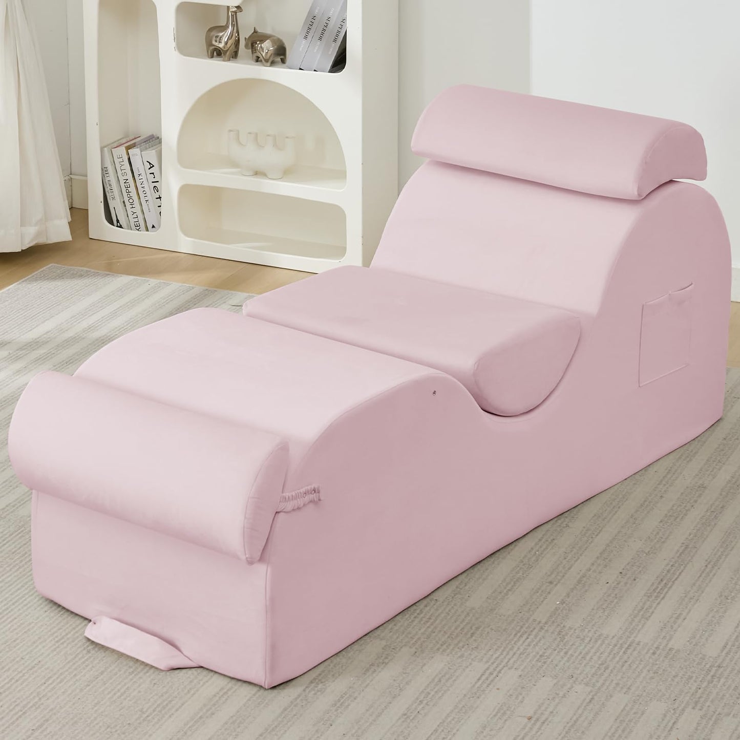 Sillón Elegante Rosa para Sexo Íntimo