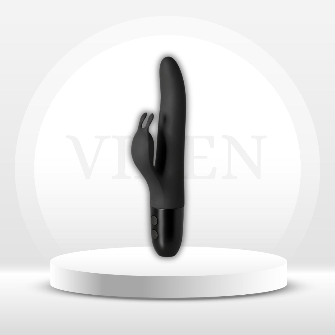 Vibrador de conejo SlimMuse de doble motor con 12 modos