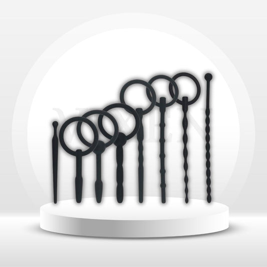 SoftEight 8-Piece Silicone Urethral Sound & Plug Set