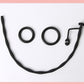 SoftReach Hollow Silicone Urethral Sound with 2 Rings