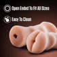 Estimulador anal SoftX Pocket Pussy con canal granulado
