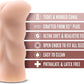Estimulador anal SoftX Pocket Pussy con canal granulado