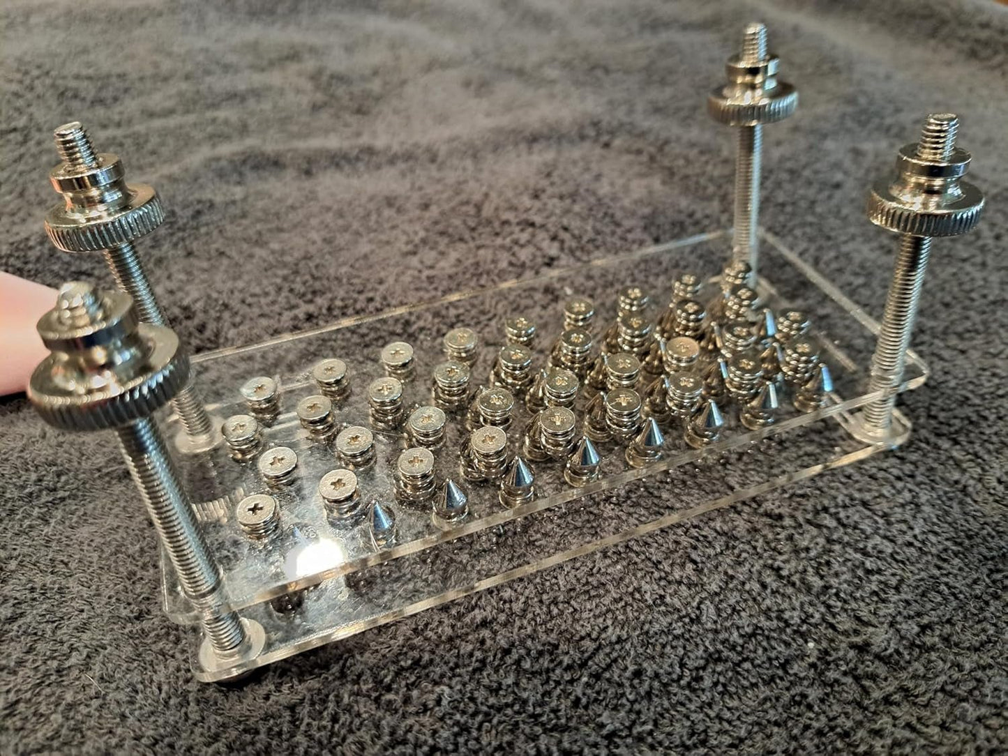 SpikeSplit Acrylic CBT BDSM Penis & Testicle Crusher
