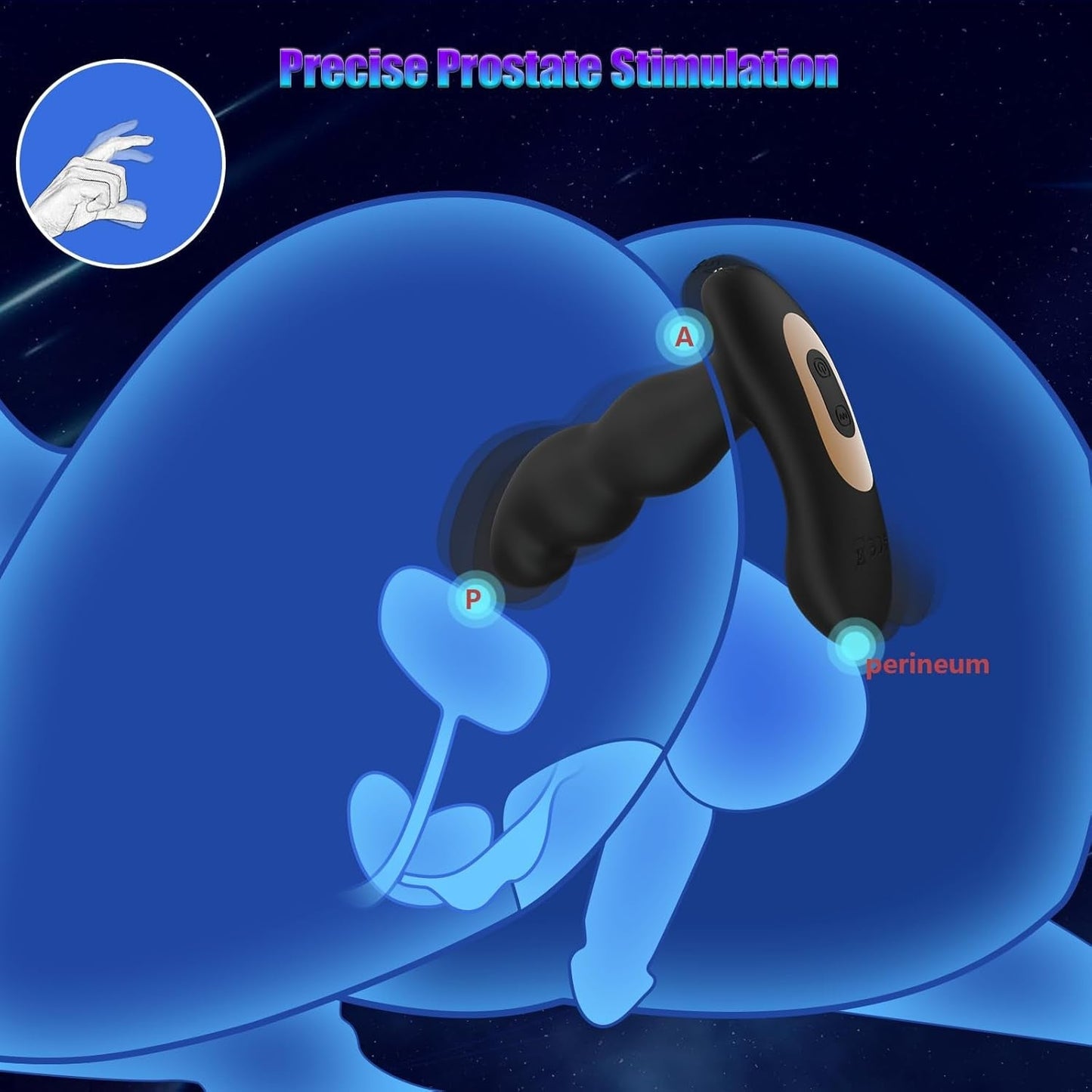 SpinCurve Rotating Prostate Massager & Anal Vibrator