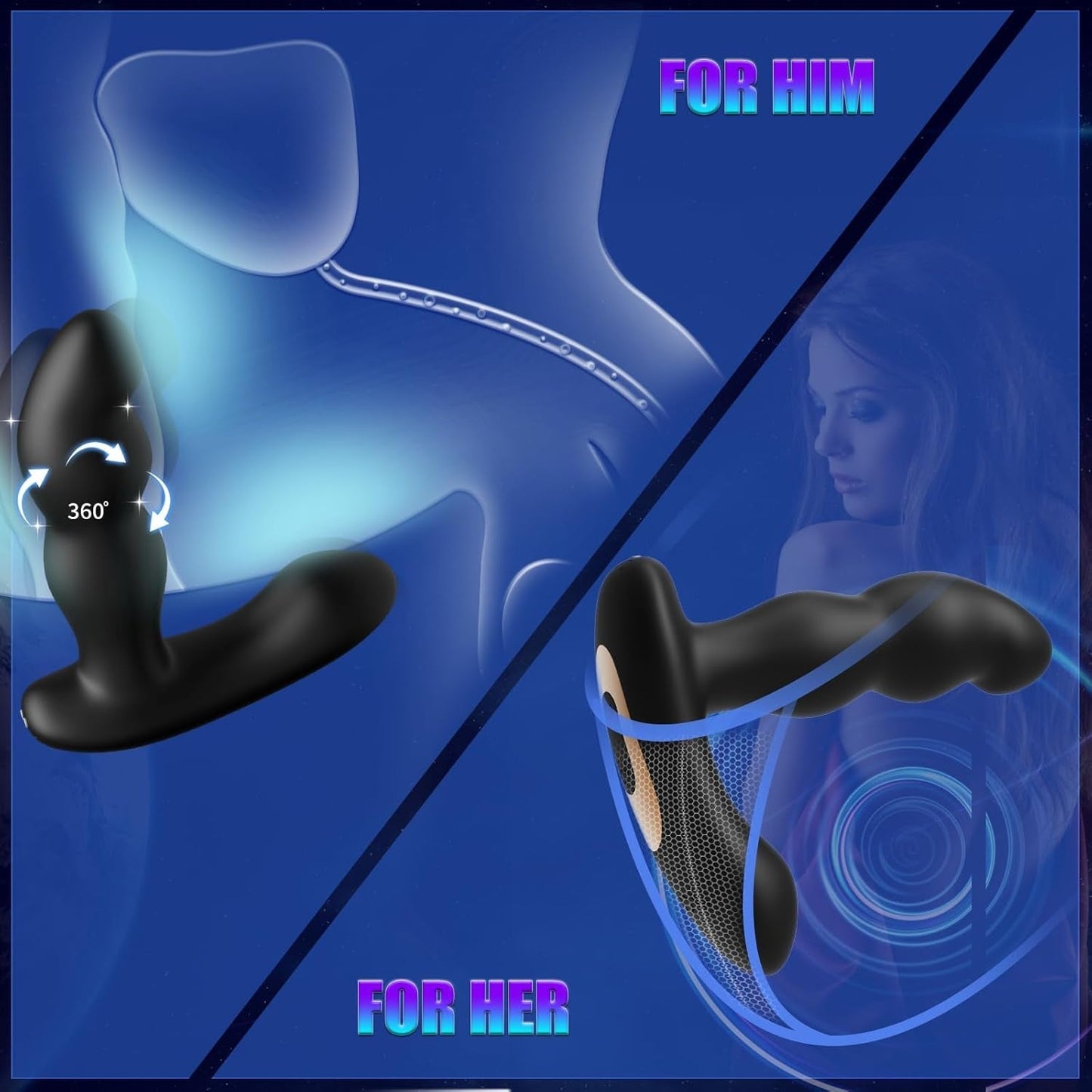 SpinCurve Rotating Prostate Massager & Anal Vibrator
