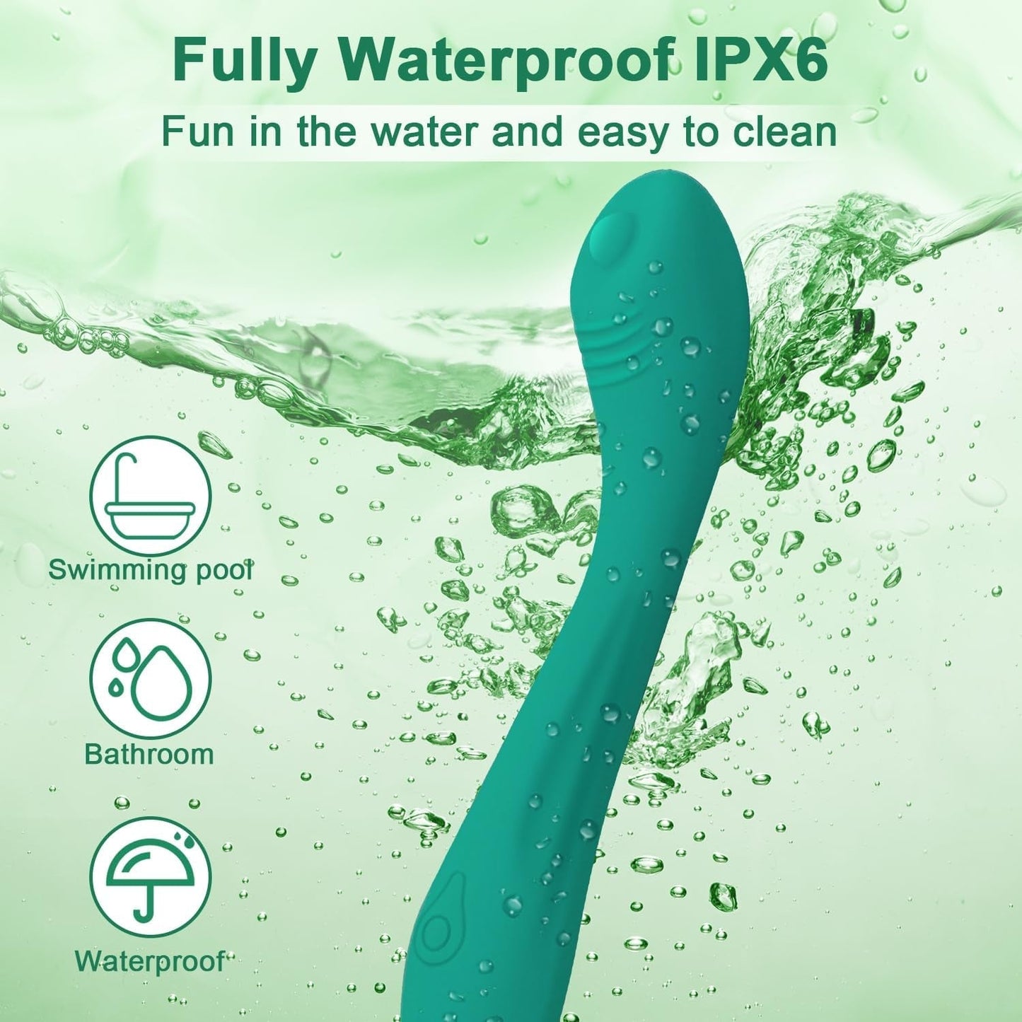 SpiralMuse Vibrador de varita para el punto G