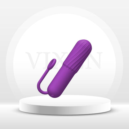 Vibrador de bala con textura en espiral SpiralPulse